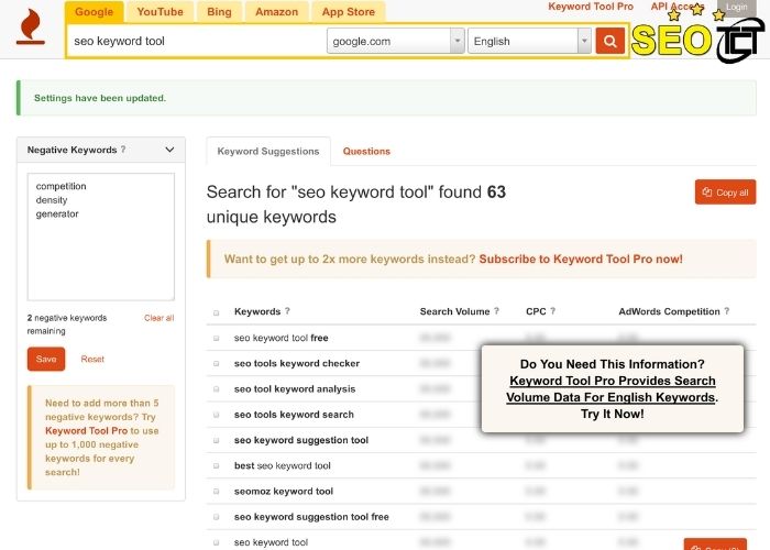 KeywordTool io là gì