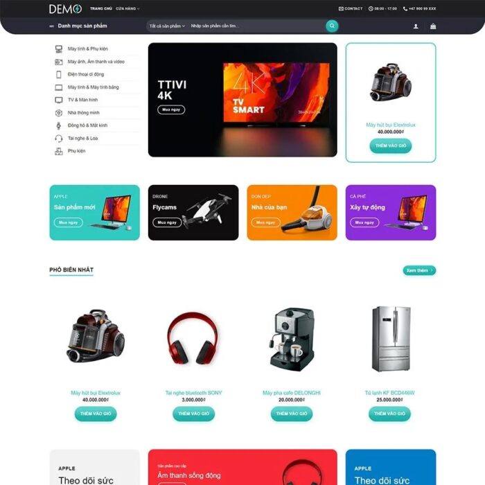 Theme WordPress ban do cong nghe 03 01