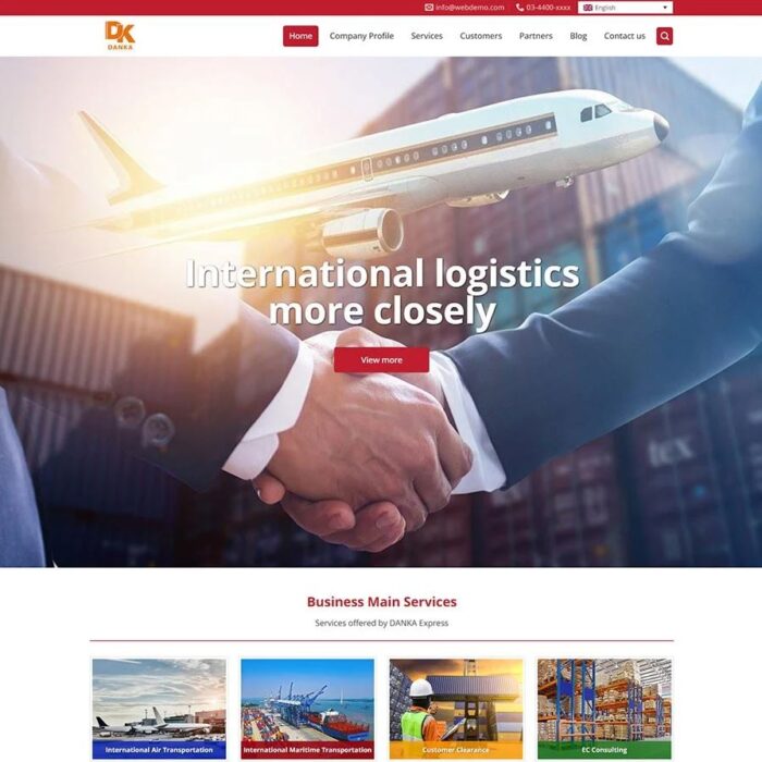 Theme WordPress cong ty van chuyen 04 001